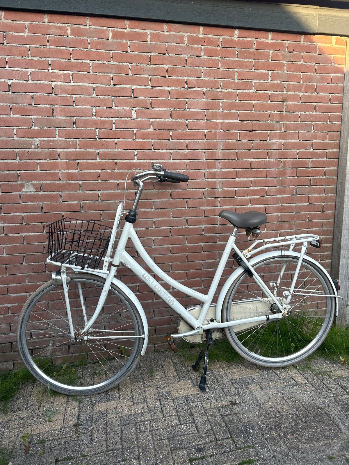 Cortina U4 Transportfiets Wit met Versnellingen, Gebruikt, Versnellingen, 56 cm of meer, Ophalen