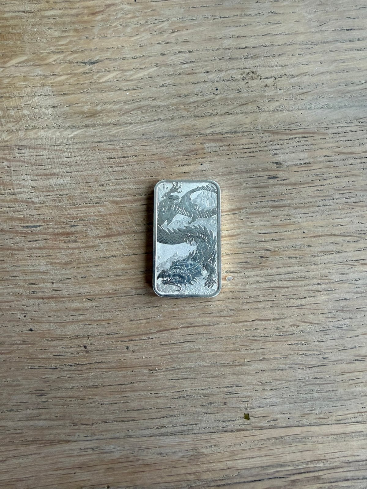 999 zilver 1oz Rectangle dragon 2023, Ophalen of Verzenden, Zilver