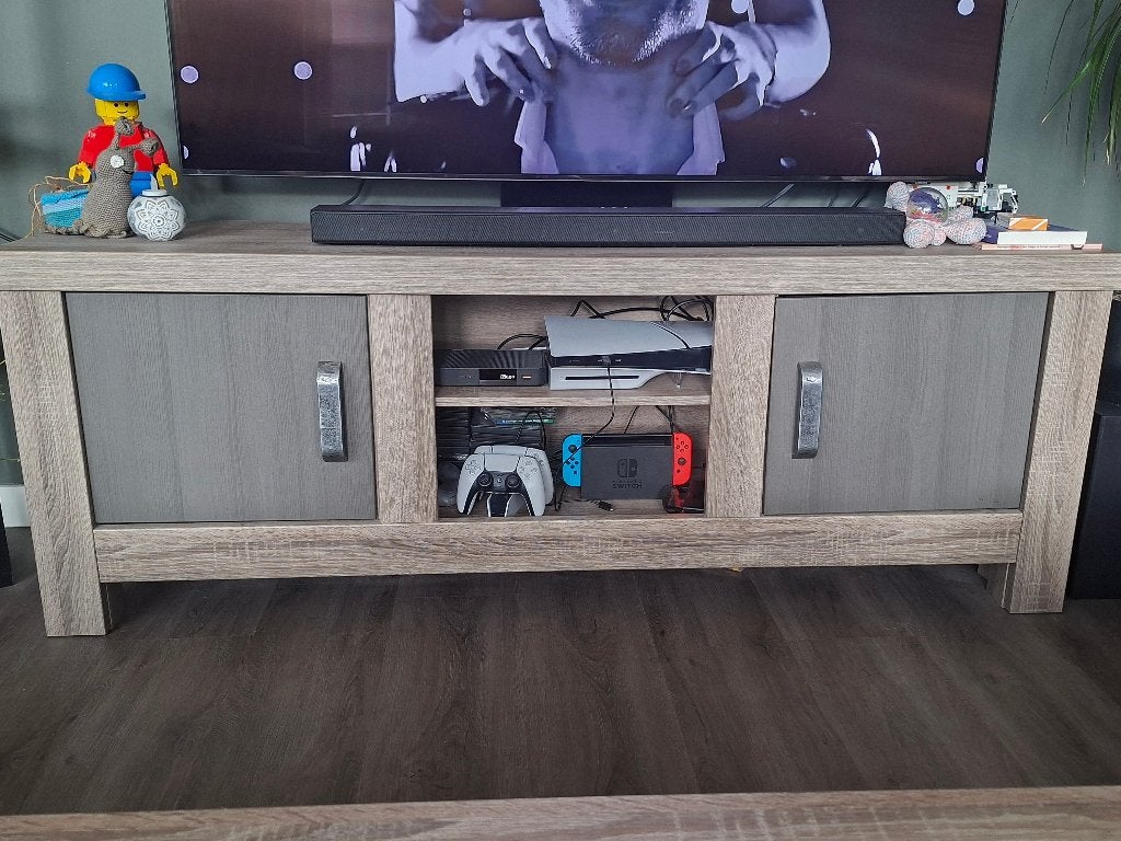 Tv meubel, Ophalen, 150 tot 200 cm, Zo goed als nieuw, Minder dan 100 cm