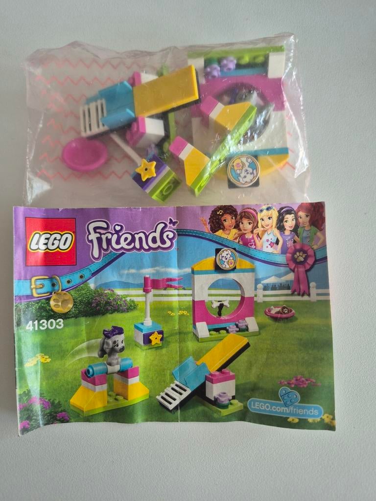 LEGO Friends 41303 Puppy Speeltuin, Kinderen en Baby's, Speelgoed | Duplo en Lego, Ophalen of Verzenden, Gebruikt, Complete set