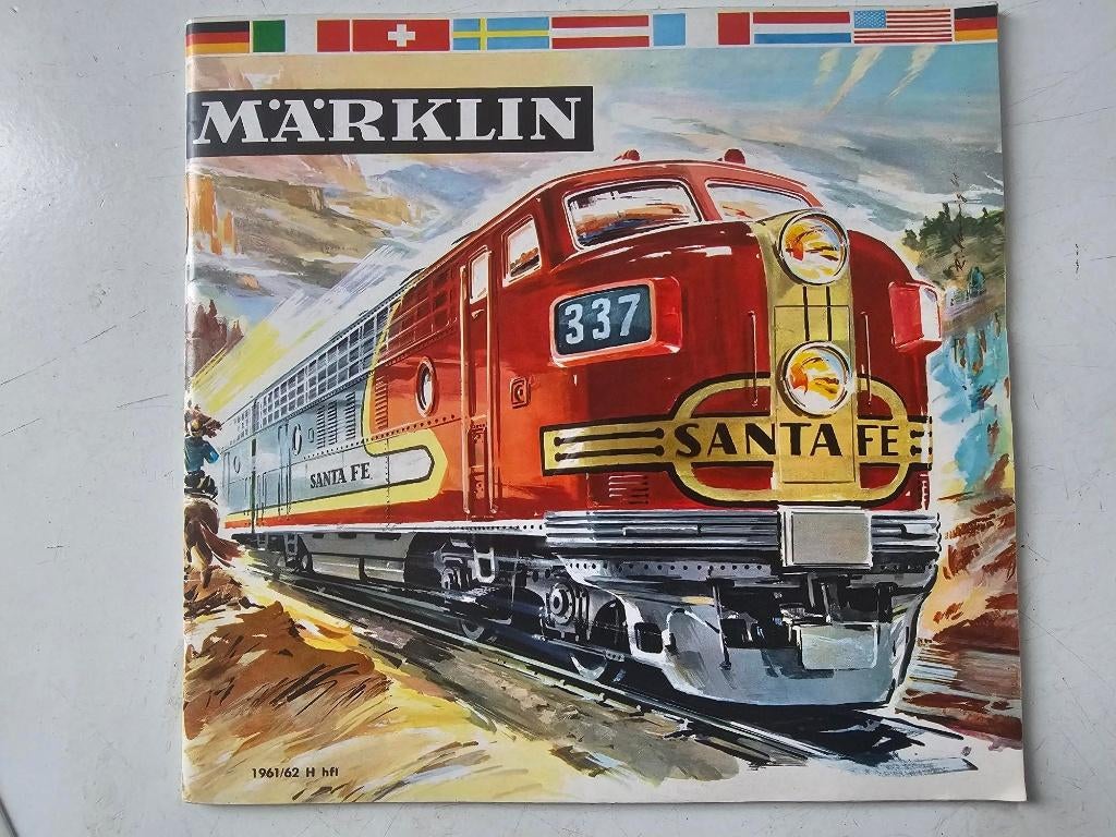 modeltrein Marklin katalogus, folder, Hobby en Vrije tijd, Modeltreinen | H0, Wisselstroom, Zo goed als nieuw, Märklin, Boek, Tijdschrift of Catalogus