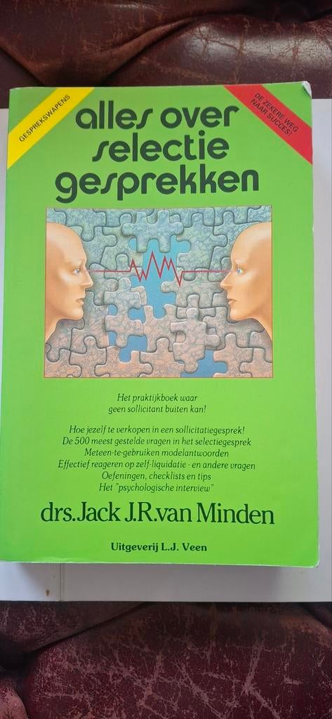 Alles over selectiegesprekken - Drs. Jack J.R. van Minden, Boeken, Ophalen of Verzenden, Gelezen