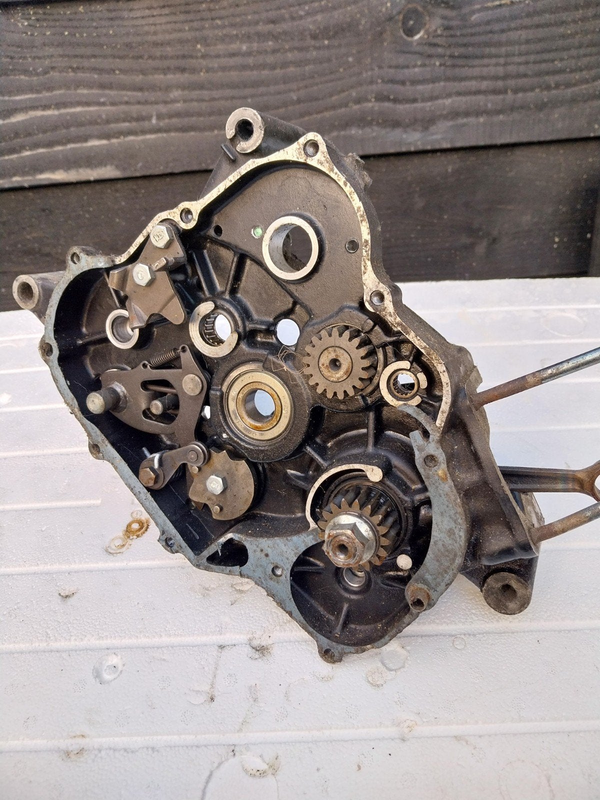 Honda MBX 80 rechter carterdeel., Ophalen of Verzenden, Gebruikt, Blok, Honda mt mtx mb mtx mb mbx nsr ns1