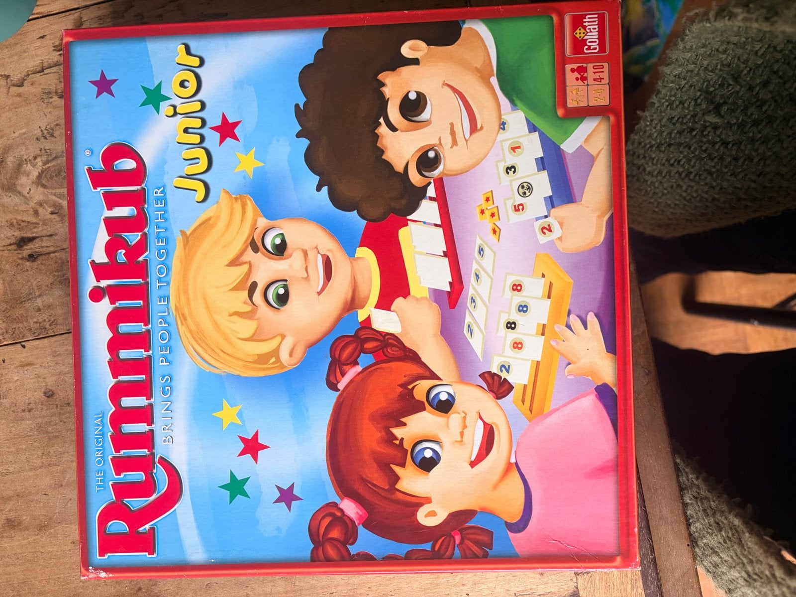 Rummikub Junior - Het originele cijferspel voor kinderen, Drie of vier spelers, Ophalen of Verzenden, Gebruikt
