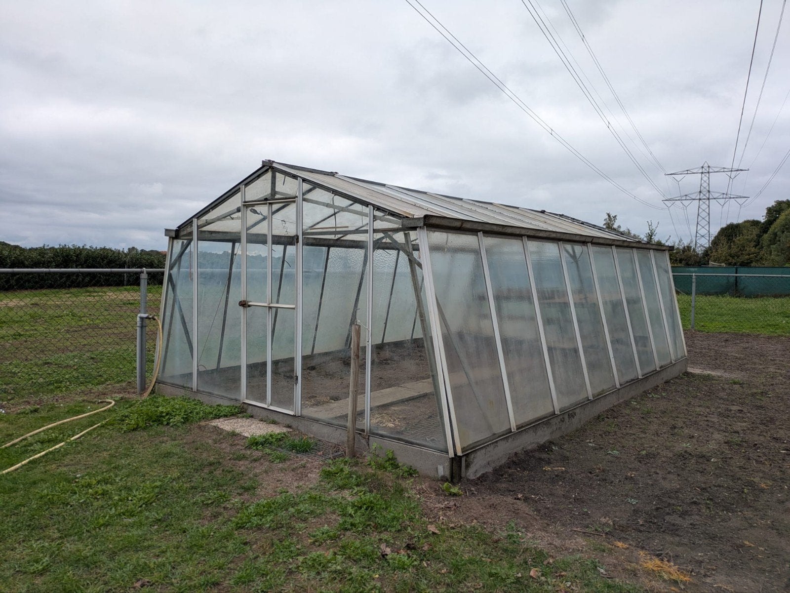 glazen tuinderskast, Tuin en Terras, Ophalen, Gebruikt, Kweekkas, Glas
