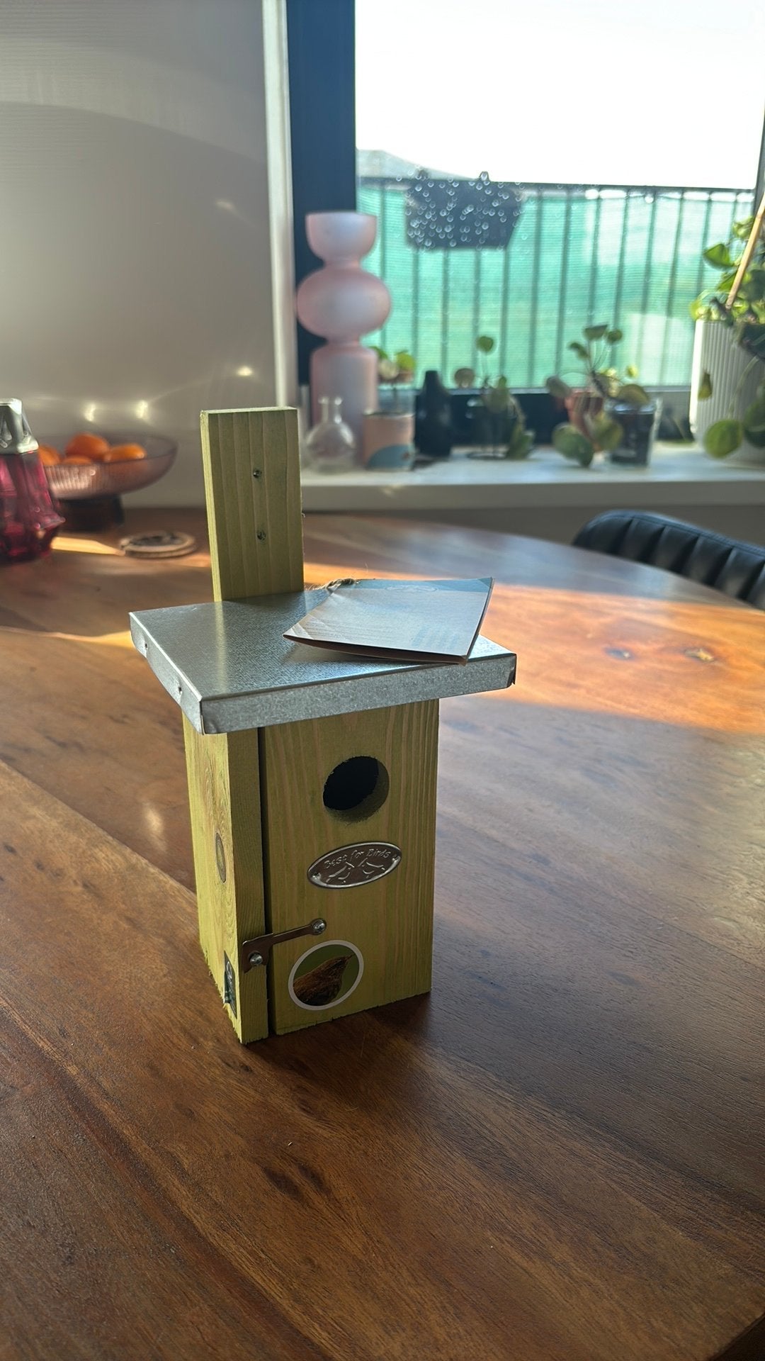 Vogelhuisje NIEUW, Tuin en Terras, Ophalen, Zo goed als nieuw