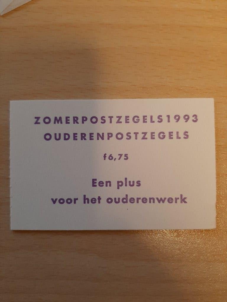 1993 postzegelboekje ouderenzegels zomerzegels, Verzenden, Postfris
