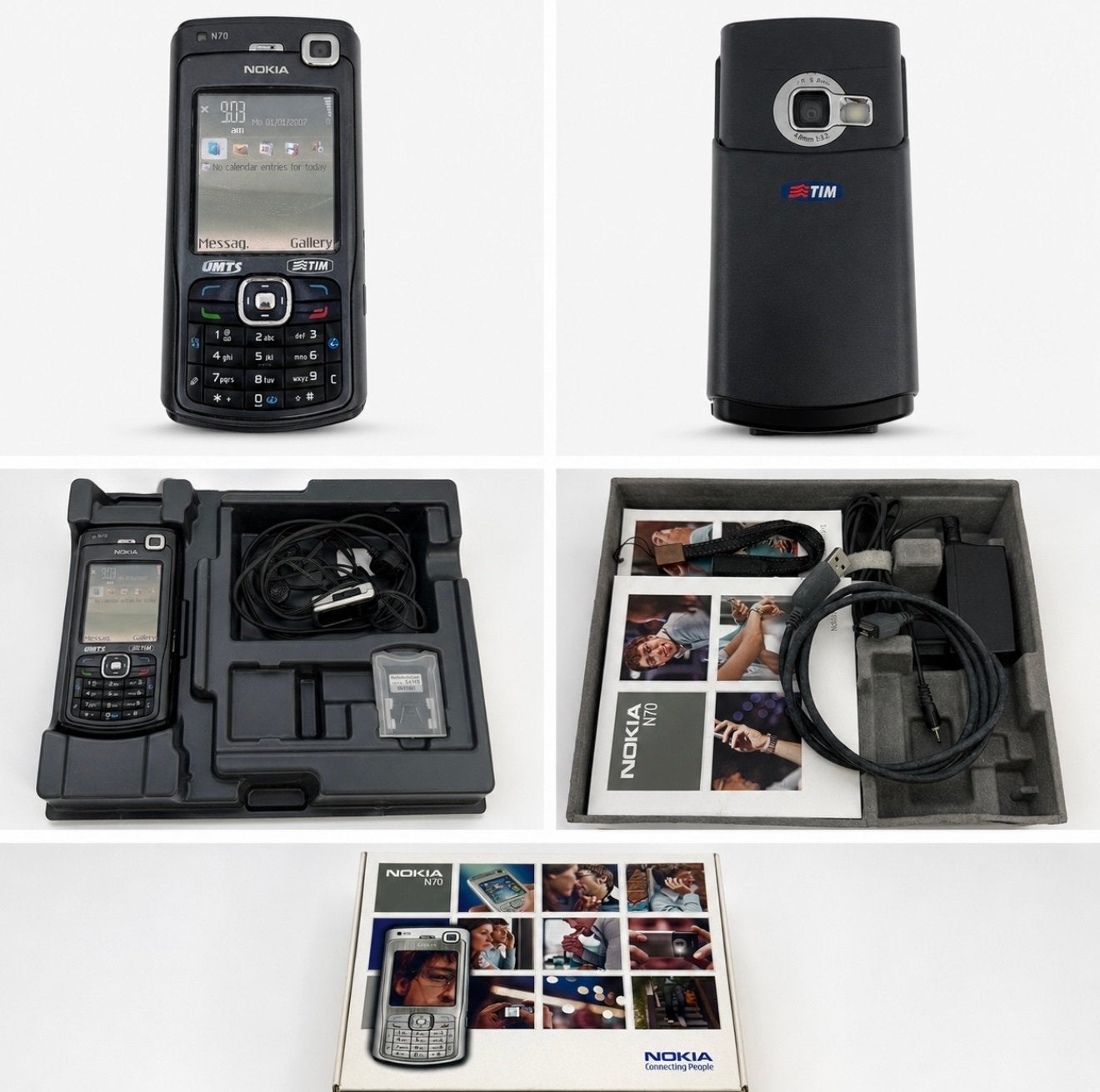 Nokia N70 Music Edition met doos en accessoires, Telecommunicatie, Mobiele telefoons | Nokia, Gebruikt, Zwart, Fysiek toetsenbord