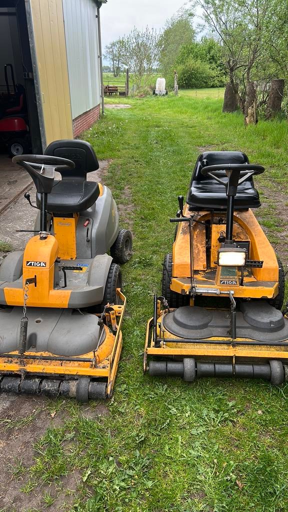 Wegens inruil 2 x stiga zitmaaier, Ophalen, Zo goed als nieuw, 50 cm of meer