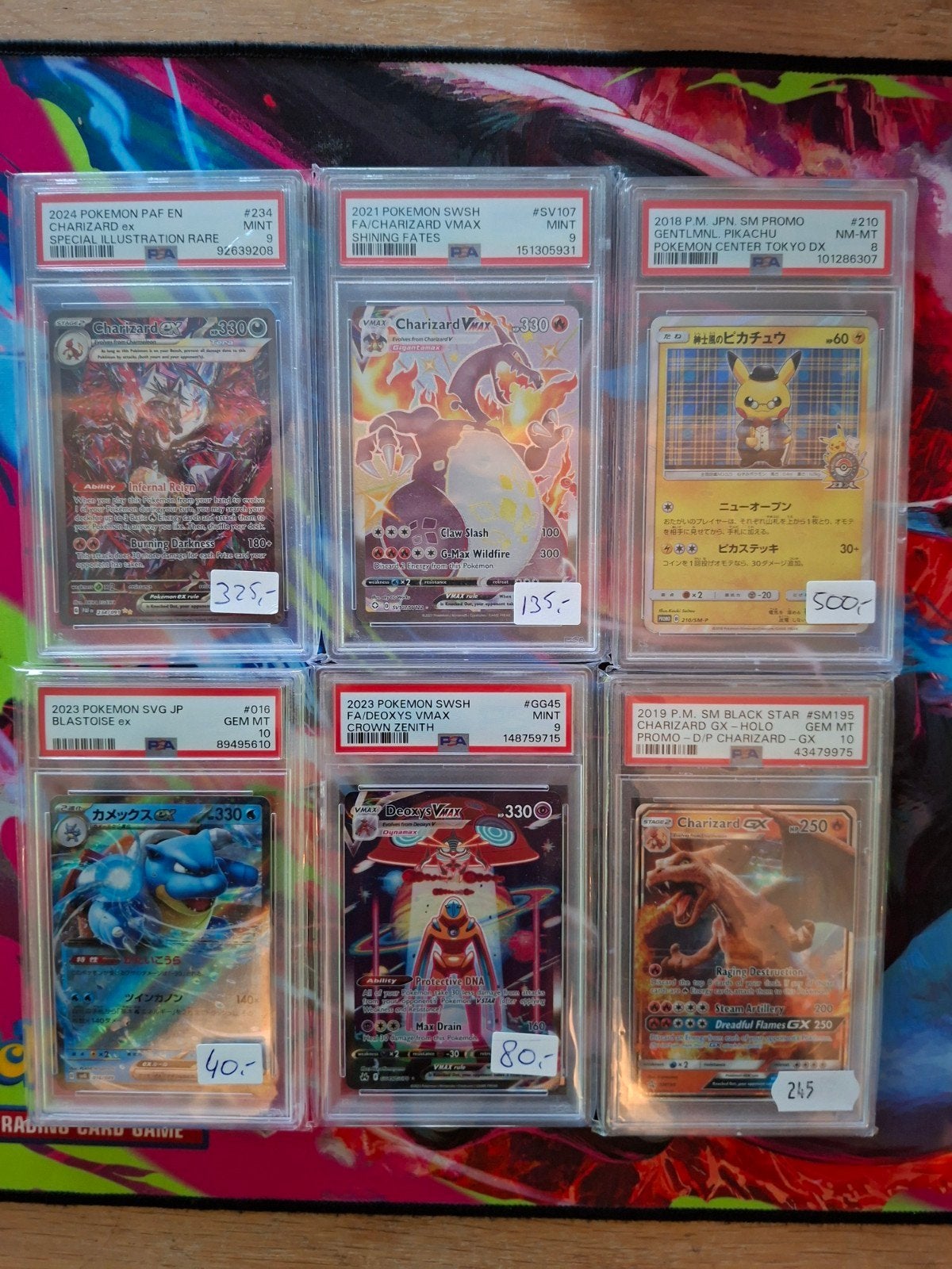Pokemon slabs, Ophalen