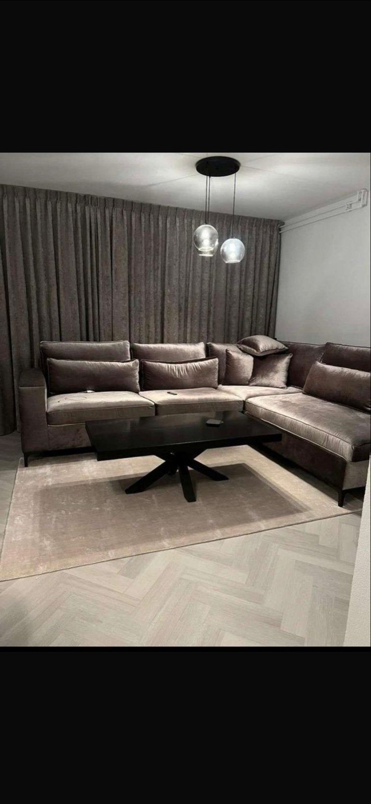 Moderne Hoekbank -, Ophalen, 250 tot 300 cm, 100 tot 125 cm, Hoekbank
