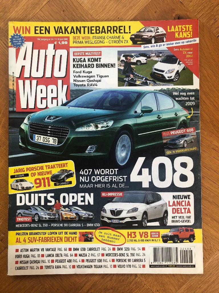 Autoweek nr. 24 2008 (L), Verzenden, Nieuw, Autoweek, Algemeen