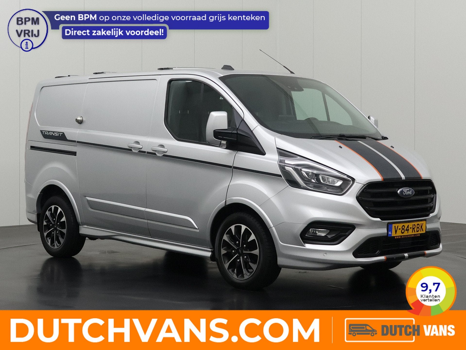 Ford Transit Custom 2.0TDCI 185PK Automaat Sport | Navigatie, Dealer onderhouden, 15 km/l, Euro 6, 4 cilinders