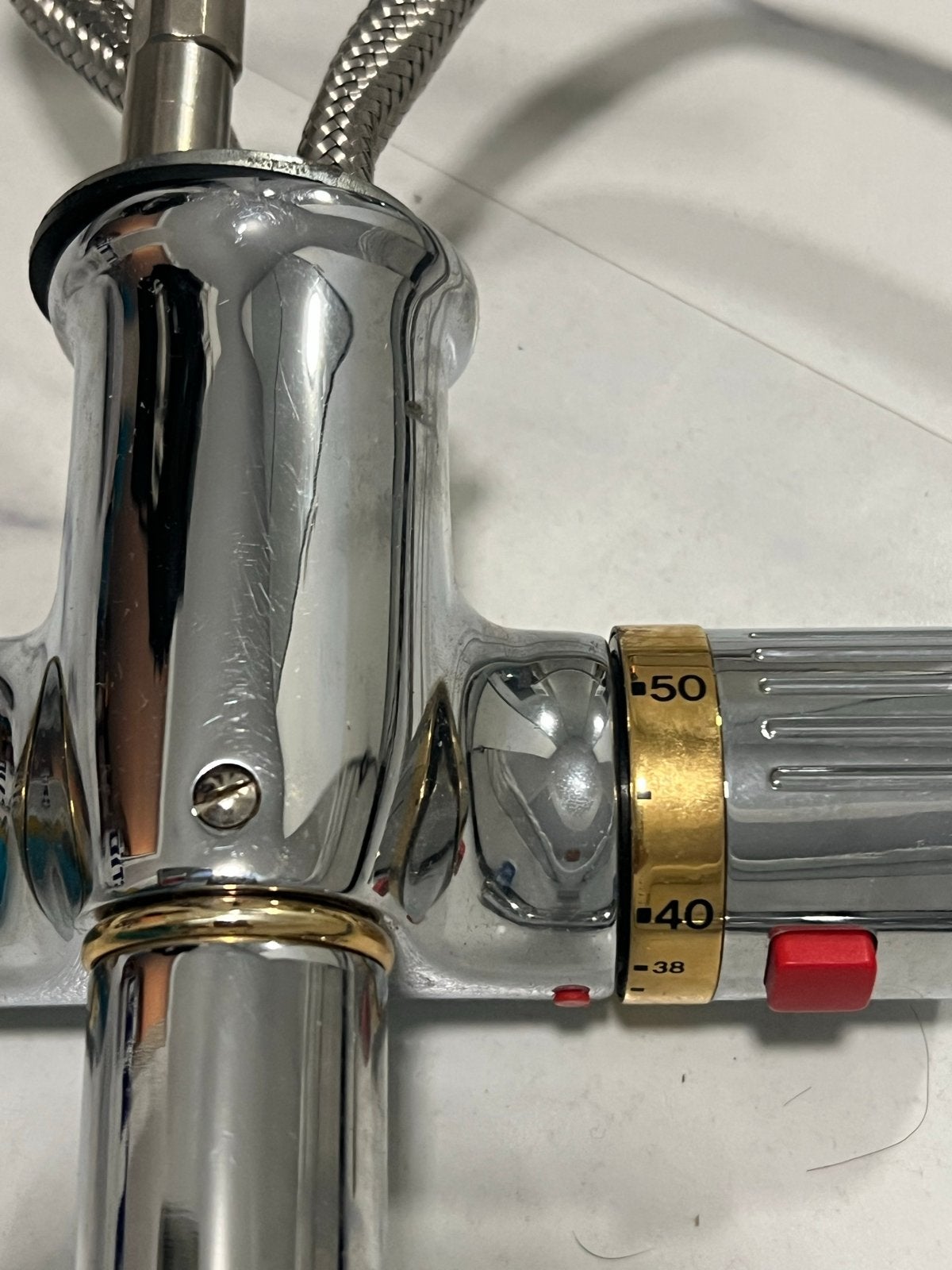 Plieger Thermo Wastafelkraan Chroom/Goud, Ophalen of Verzenden, Nieuw, Chroom, Kraan