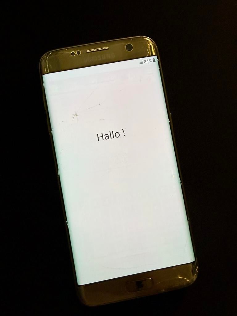Samsung Galaxy S7 Edge Duos 32GB Defect scherm, rest perfect, 32 GB, Ophalen of Verzenden, Zo goed als nieuw, Zwart