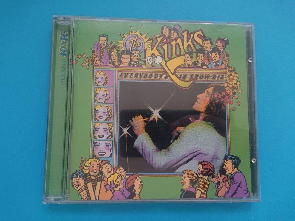 The Kinks Everybody's In Show Biz met boekje, Cd's en Dvd's, Cd's | Pop, Pop, Inclusief boekje, Ophalen of Verzenden, Zo goed als nieuw