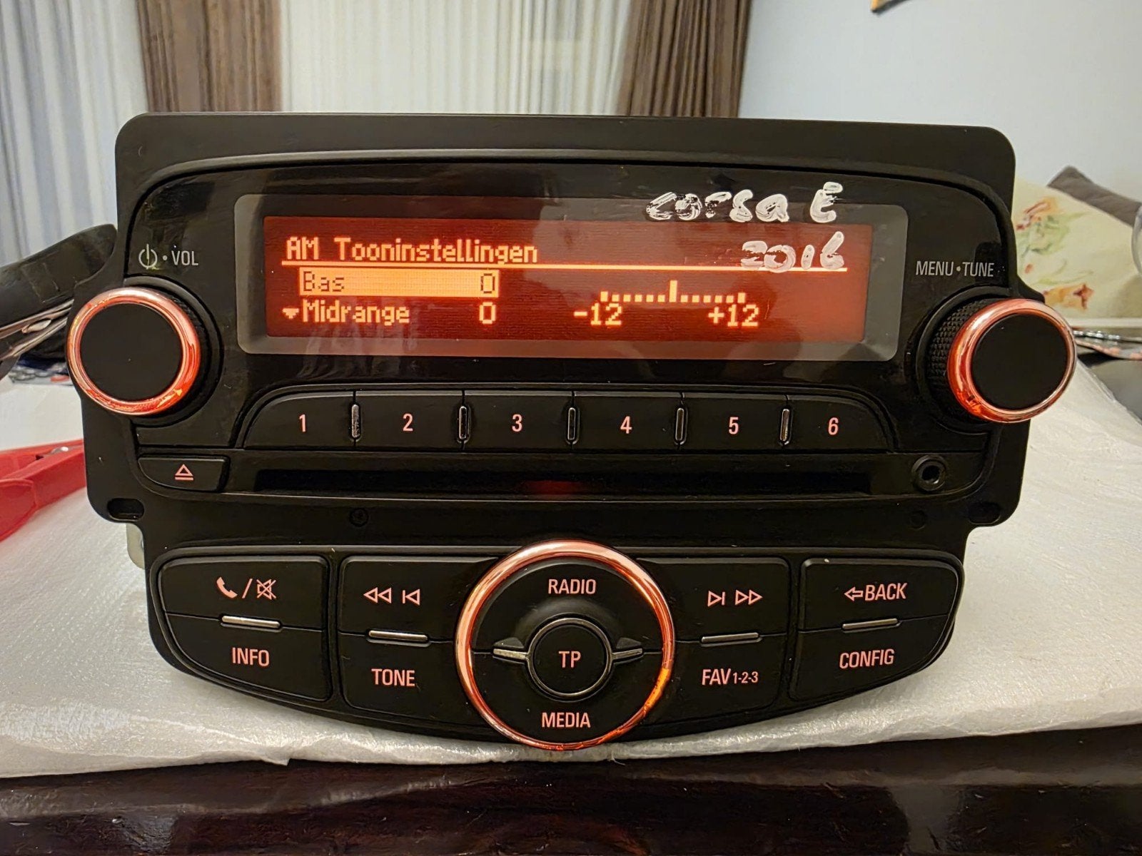 OPEL CORSA E RADIO BLUETOOTH, Ophalen of Verzenden, Zo goed als nieuw
