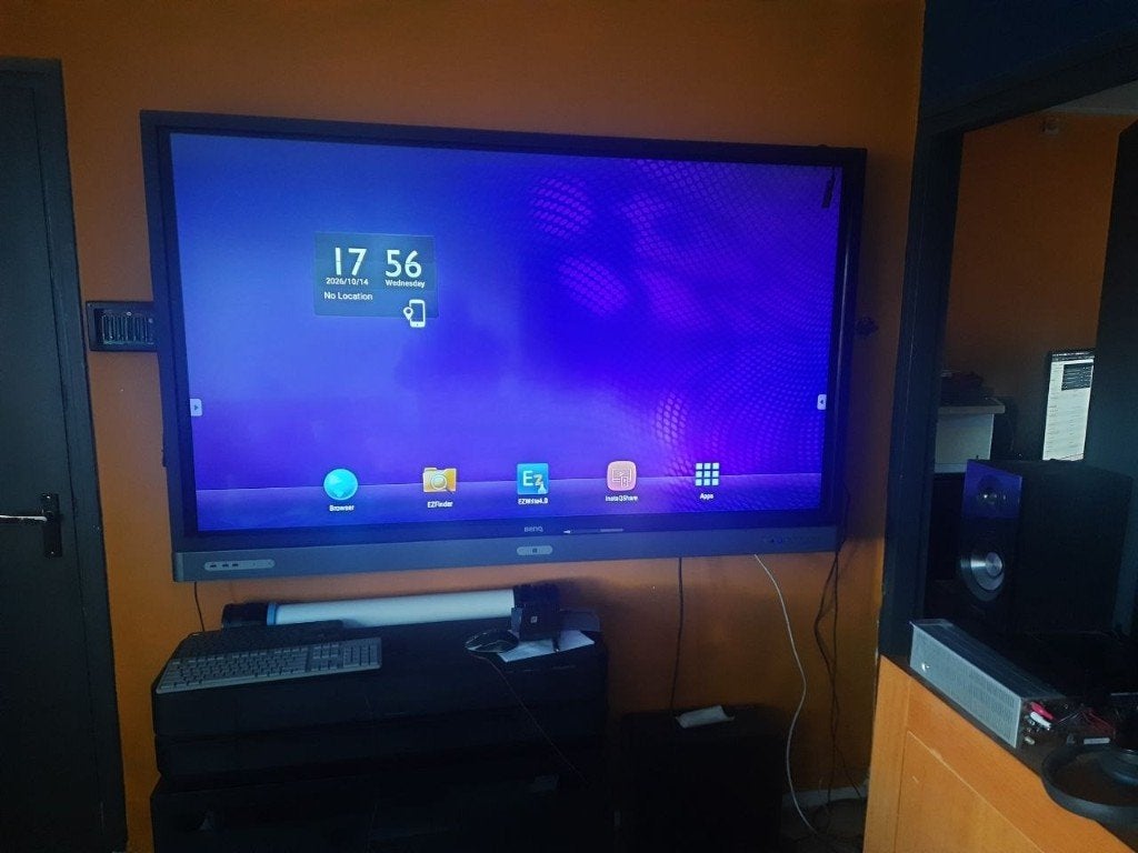 BenQ RE7501 Interactief flatscrn 75" 4K Ultra HD thuisles TV, Ophalen, Zo goed als nieuw, Audio