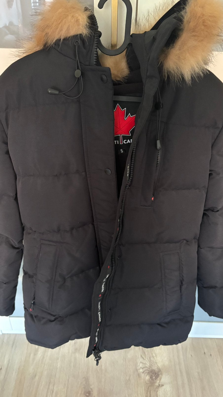 Dames Zavetti Canada winterjas, Ophalen, Zo goed als nieuw, Zwart