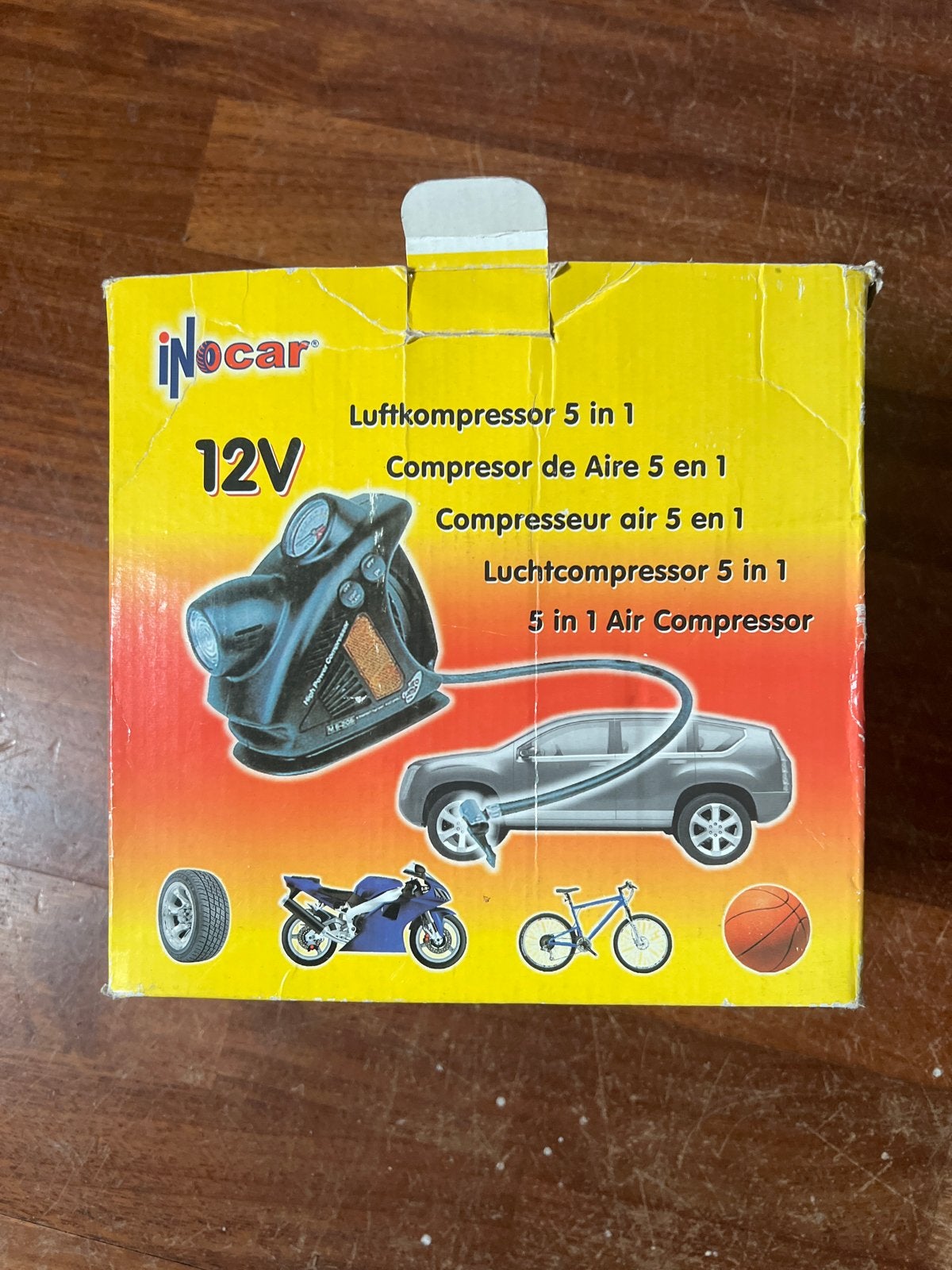 Inocar 12V Luchtcompressor 5-in-1, Ophalen, Nieuw