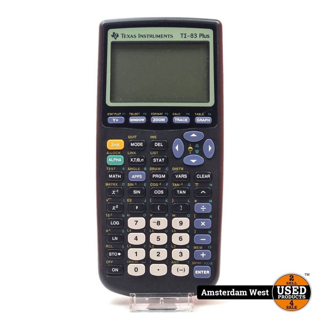 Texas Instruments Rekenmachine TI-83 Plus, Diversen, Schoolbenodigdheden, Texas Instruments, Gebruikt, Support@texasinstruments.com