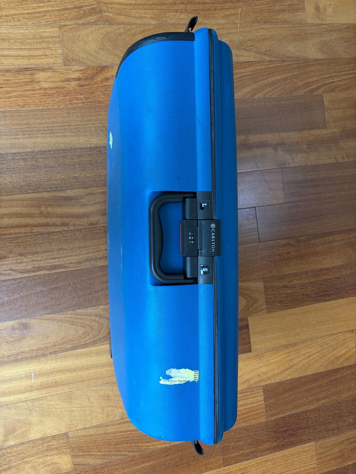 Carlton International Koffer - Blauw (77x55x23 cm), Ophalen, Gebruikt, Hard kunststof, Slot