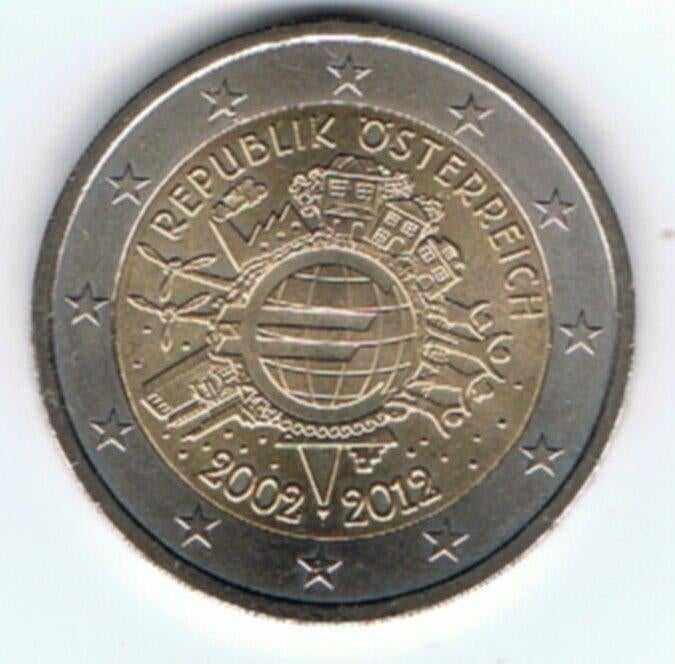 23-1055 Oostenrijk 2 euro 2012, Postzegels en Munten, Munten | Europa | Euromunten, Ophalen of Verzenden, Oostenrijk, 2 euro, Losse munt