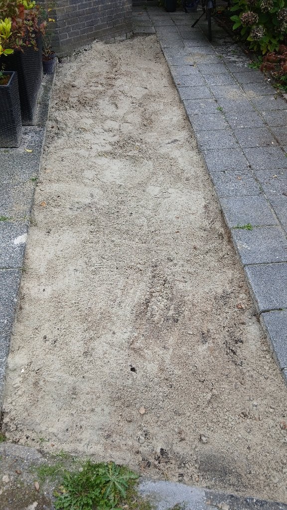 Gratis bouwzand, Tuin en Terras, Ophalen, Gebruikt