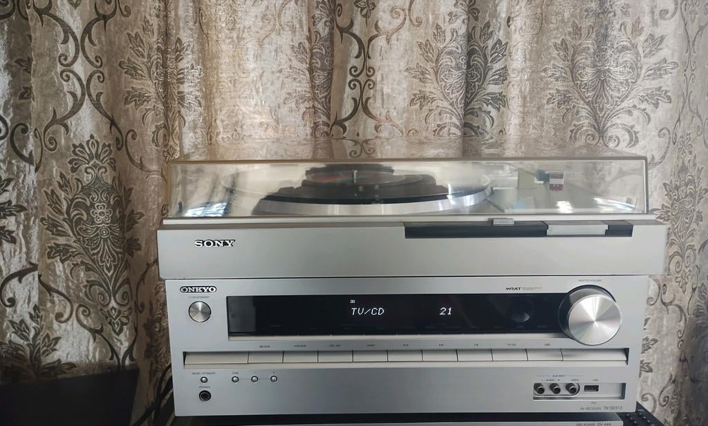 Onkyo TX-SR313 5.1 HDMI receiver optioneel met platenspeler, Audio, Tv en Foto, Versterkers en Receivers, Ophalen, Gebruikt, 120 watt of meer