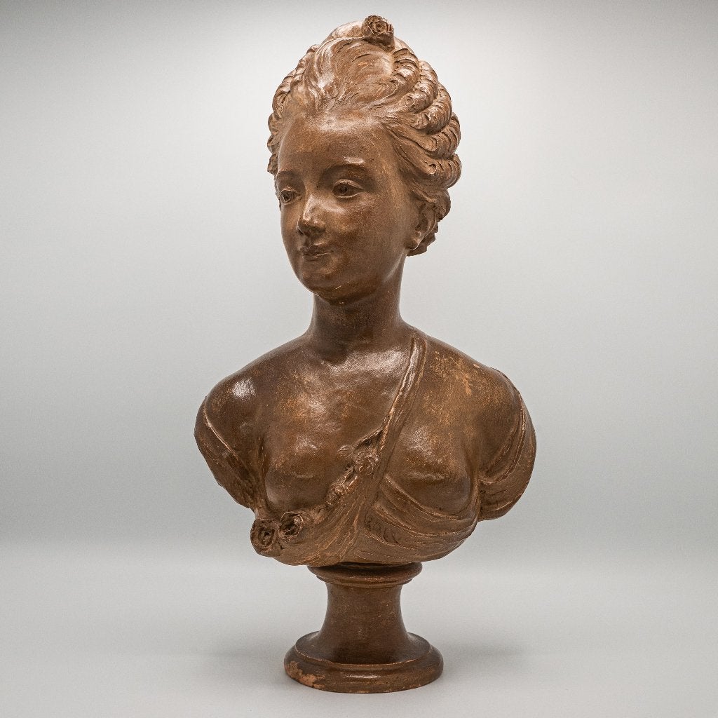 Buste Marie Antoinette gesigneerd 19e eeuw, Ophalen of Verzenden
