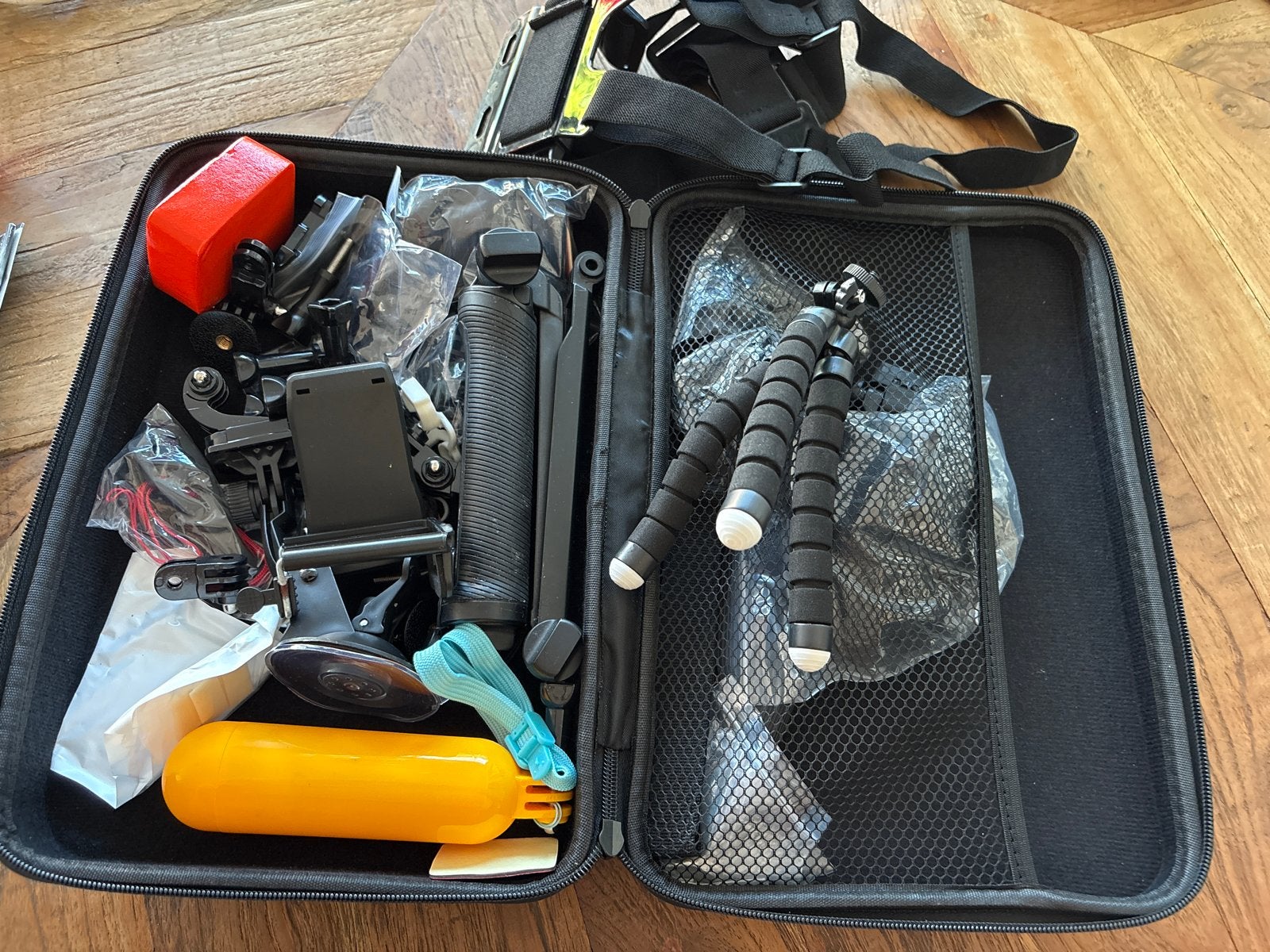 Flowkey GoPro Accessoireset: Floater, Chestmount, Zuignap