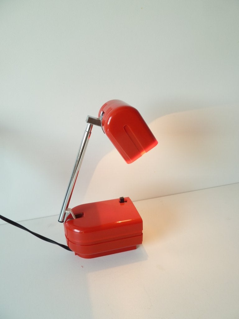 vintage lamp retro 70-ies 60-ies bureau space age schaarlamp, Met schakelaar, Gebruikt, Vintage, Ophalen of Verzenden
