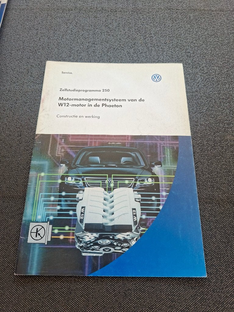 Service training volkswagen motormanagementsyteem w12 phaeto, Ophalen of Verzenden