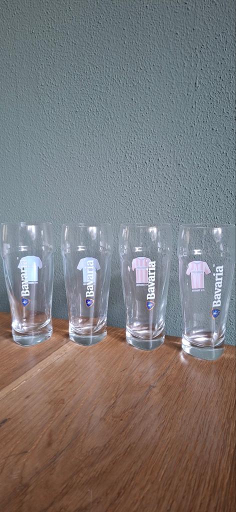 Bierglazen Bavaria, PSV, Verzamelen, Ophalen of Verzenden, Zo goed als nieuw, Bierglas