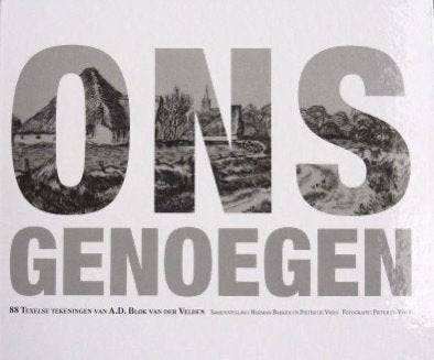Boek. Blok v/d Velden: 88 tekeningen. Titel: ons genoegen, Antiek en Kunst, Ophalen