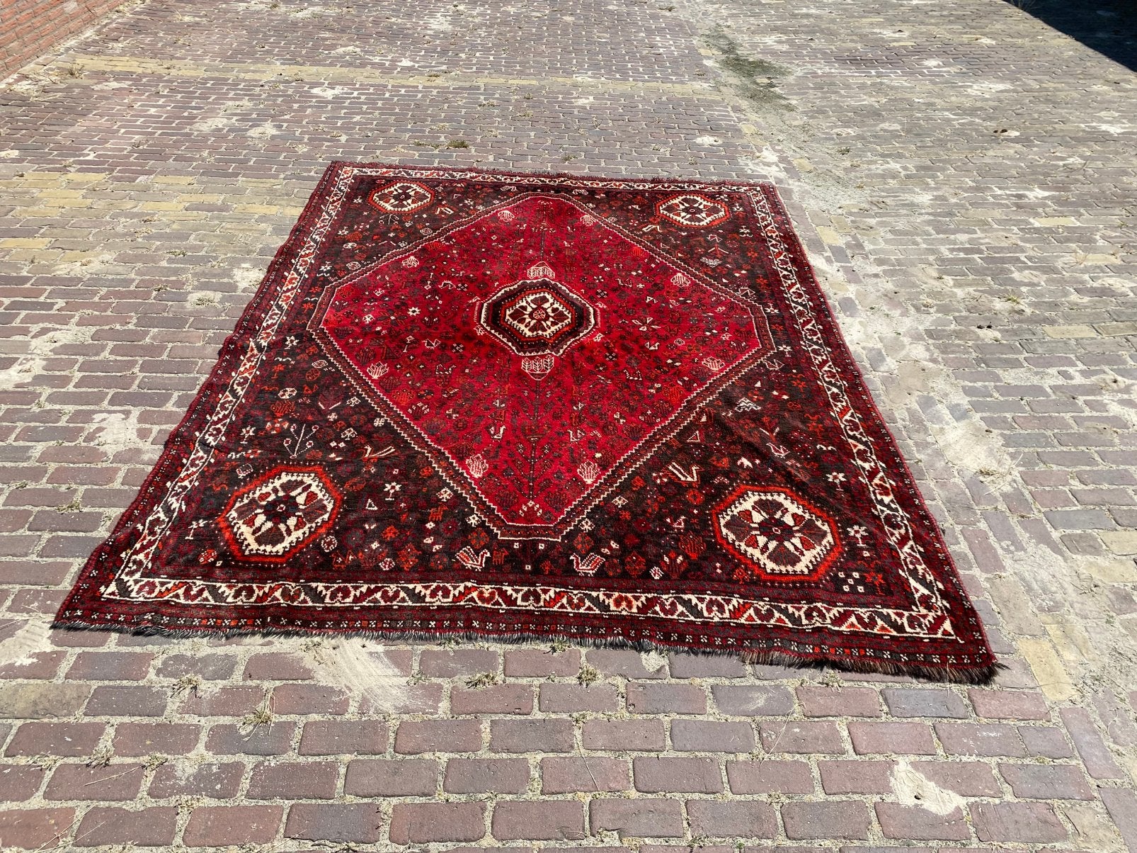 Perzisch tapijt vloer kleed 304x228cm, Ophalen, Zo goed als nieuw, Rechthoekig, 200 cm of meer