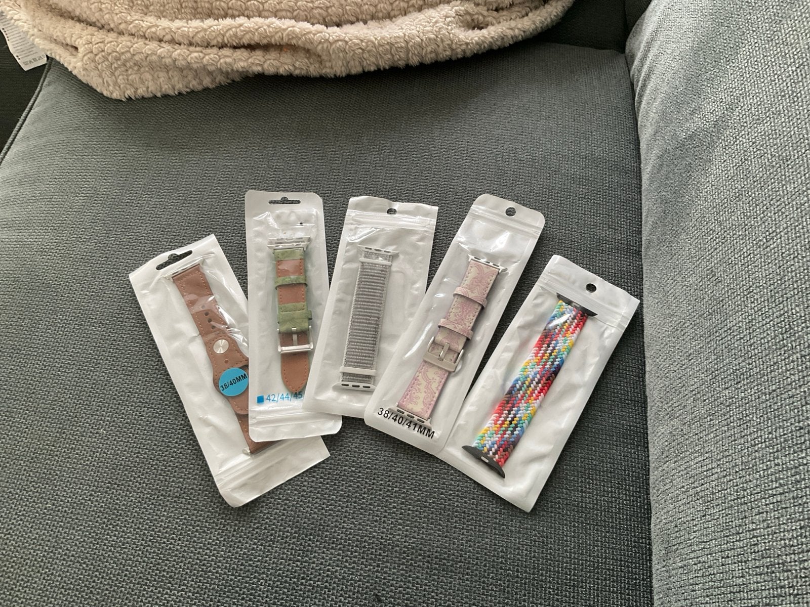 5 Nieuwe Apple Watch Bandjes (diverse kleuren/maten), Ophalen of Verzenden, Nieuw