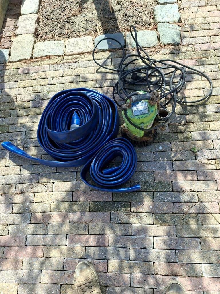Dompelpomp met 10 meter slang, Ophalen of Verzenden, Dompelpomp