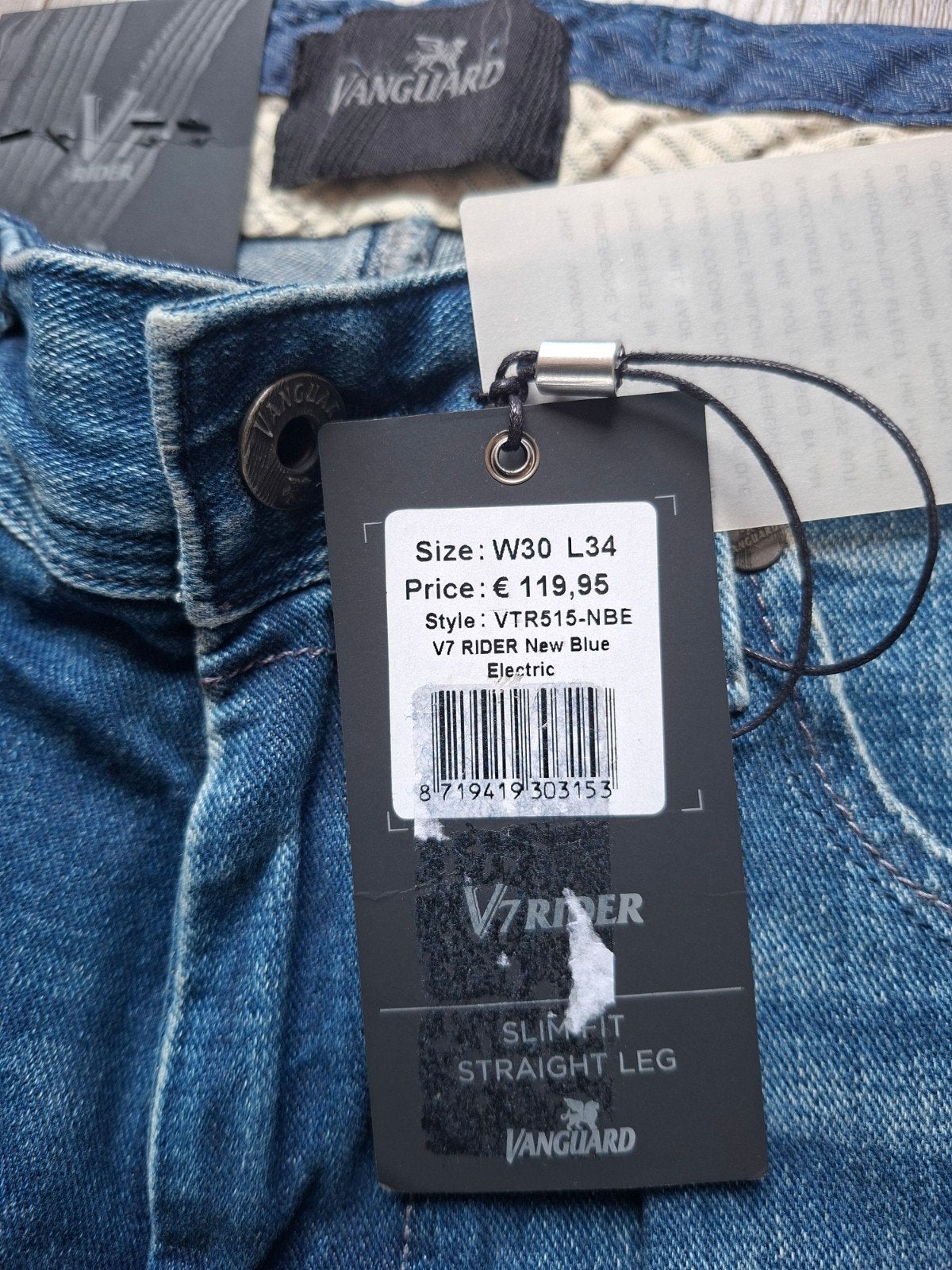 VANGUARD V7 Rider jeans W30 L34 3 voor €149,95, Blauw, Nieuw, W32 (confectie 46) of kleiner, Ophalen of Verzenden