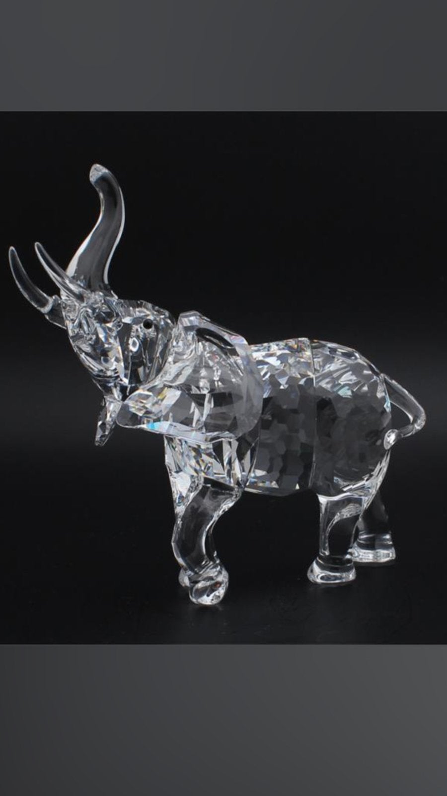NIEUWSTAAT SWAROVSKI GROTE OLIFANT MOEDER BEELDJE, Ophalen of Verzenden, Zo goed als nieuw, Figuurtje
