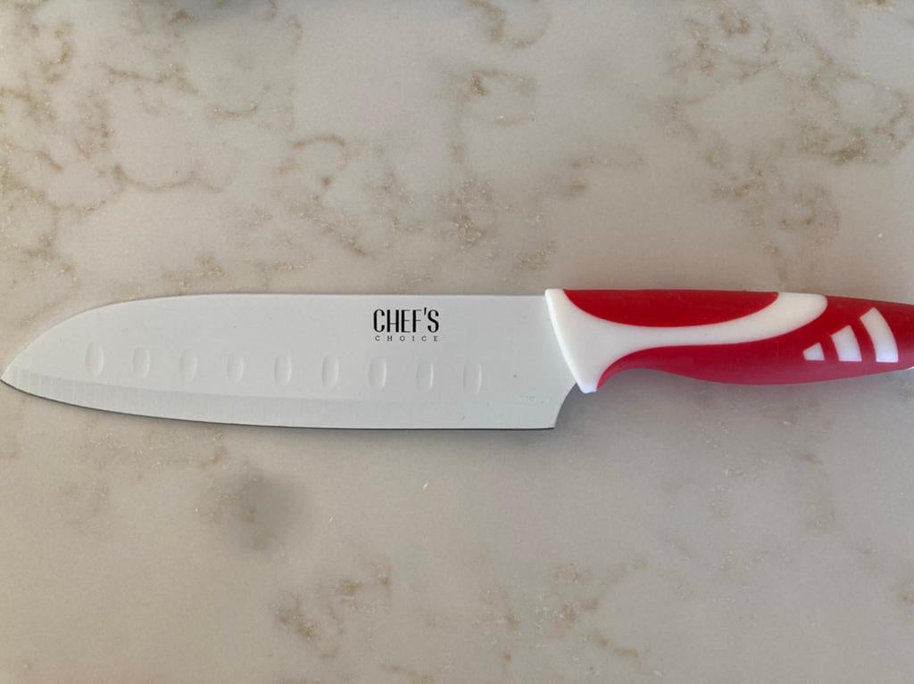 ZGAN hakmes Chef’s choice, Ophalen of Verzenden, Zo goed als nieuw, Rvs of Chroom