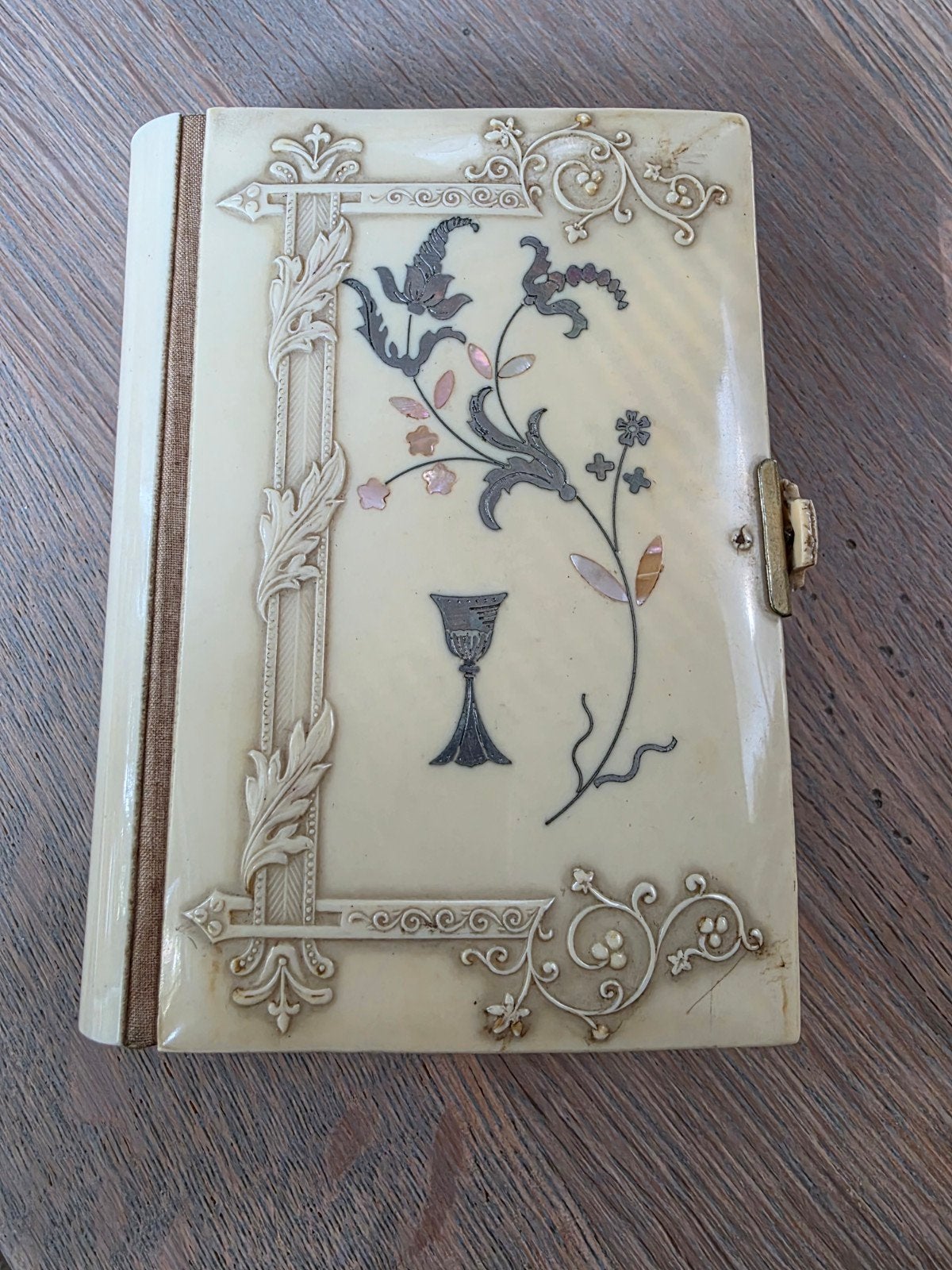 nederlands celluloid bijbeltje 1899, Ophalen of Verzenden