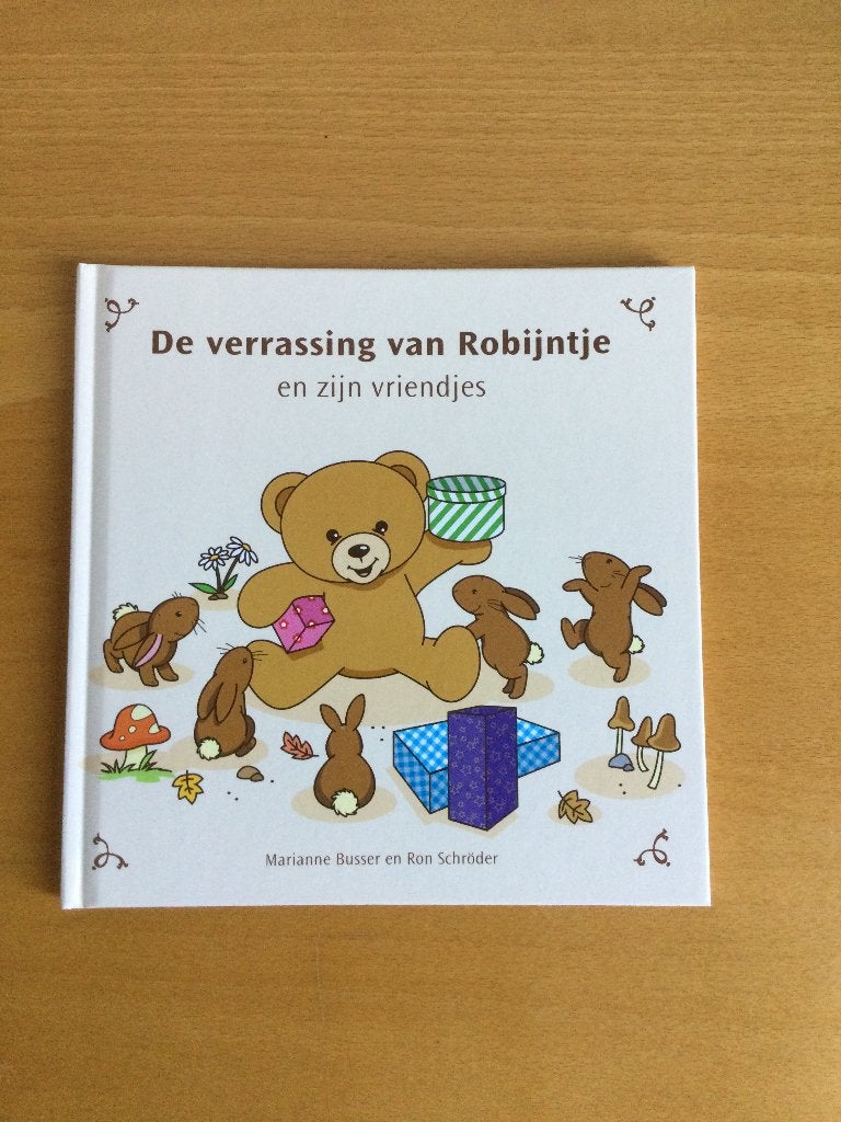 De verrassing van Robijntje met berenhandschoen/washand, Marianne Busser en Ron Schröder, Fictie algemeen, Jongen of Meisje, Nieuw
