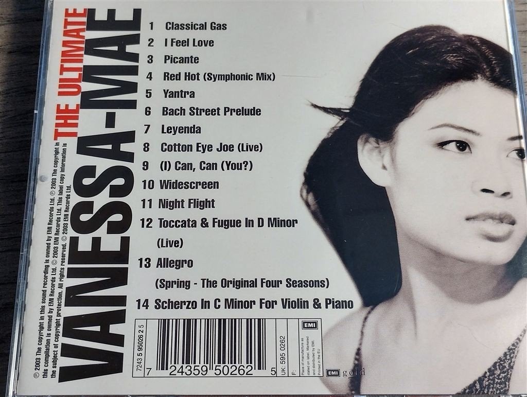 Vanessa Mae - The Ultimate Vanessa Mae, Ophalen of Verzenden, Classicisme, Zo goed als nieuw, Kamermuziek