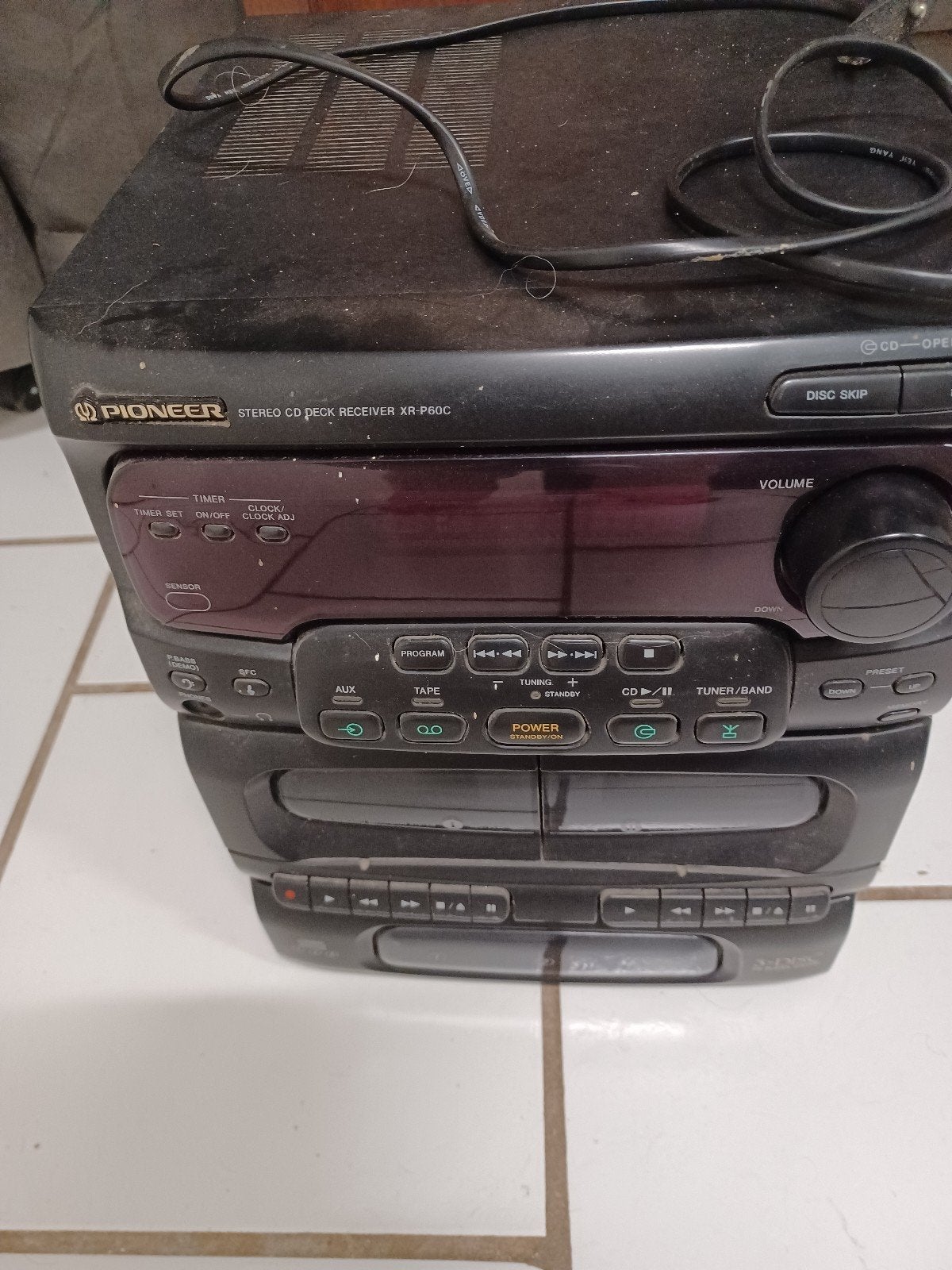 Pioneer Stereo CD Deck Receiver XR-P660 - Gebruikt, Audio, Tv en Foto, Stereo-sets, Ophalen