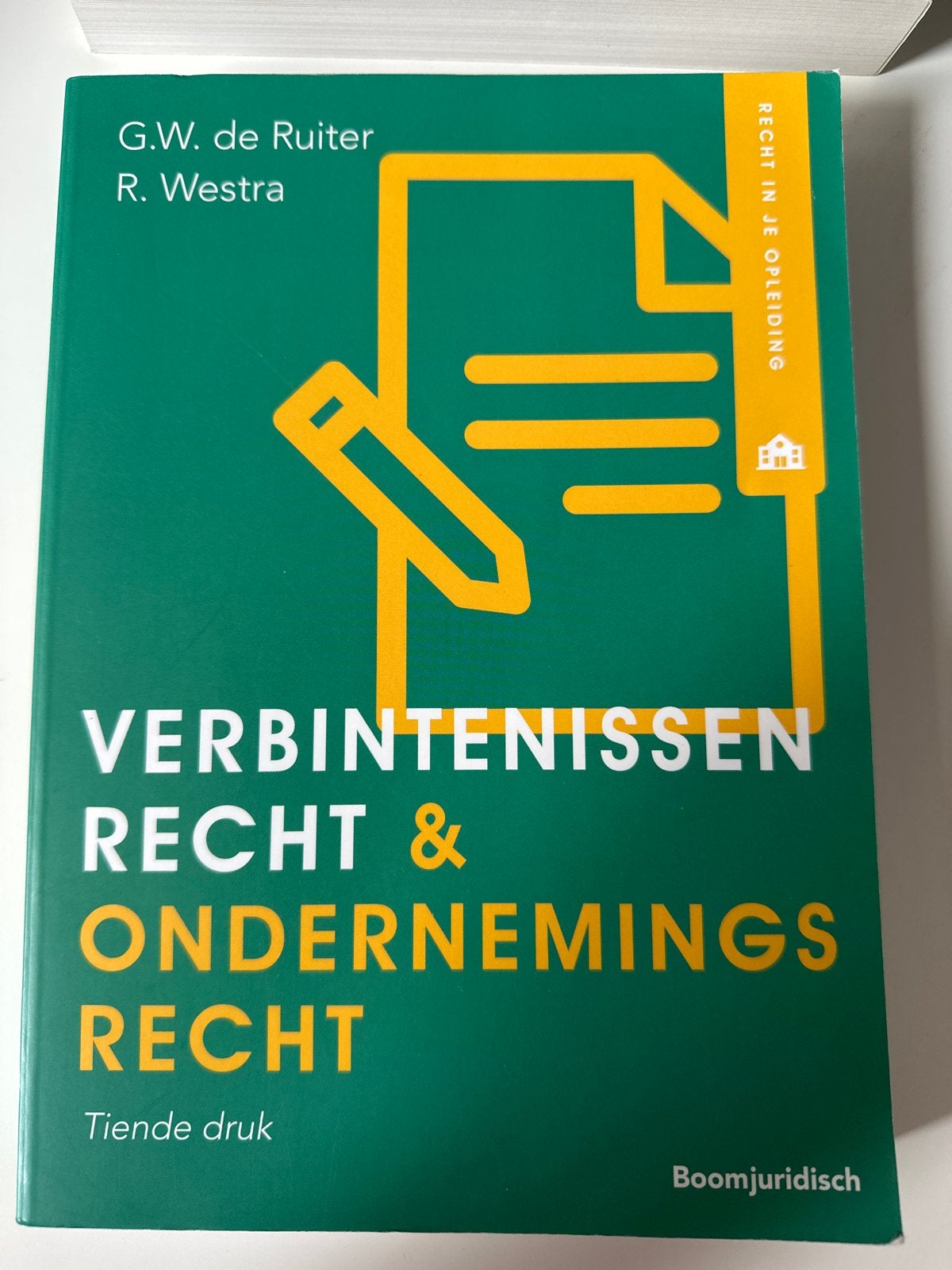 Wim de Ruiter - Verbintenissenrecht & ondernemingsrecht, Wim de Ruiter; Robert Westra, Sociale wetenschap, Ophalen of Verzenden