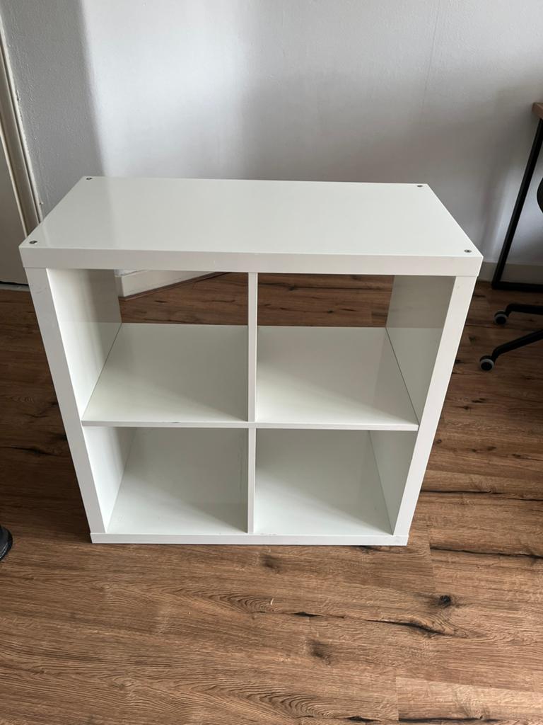 Kallax kast ikea wit 77x77, Ophalen, Gebruikt