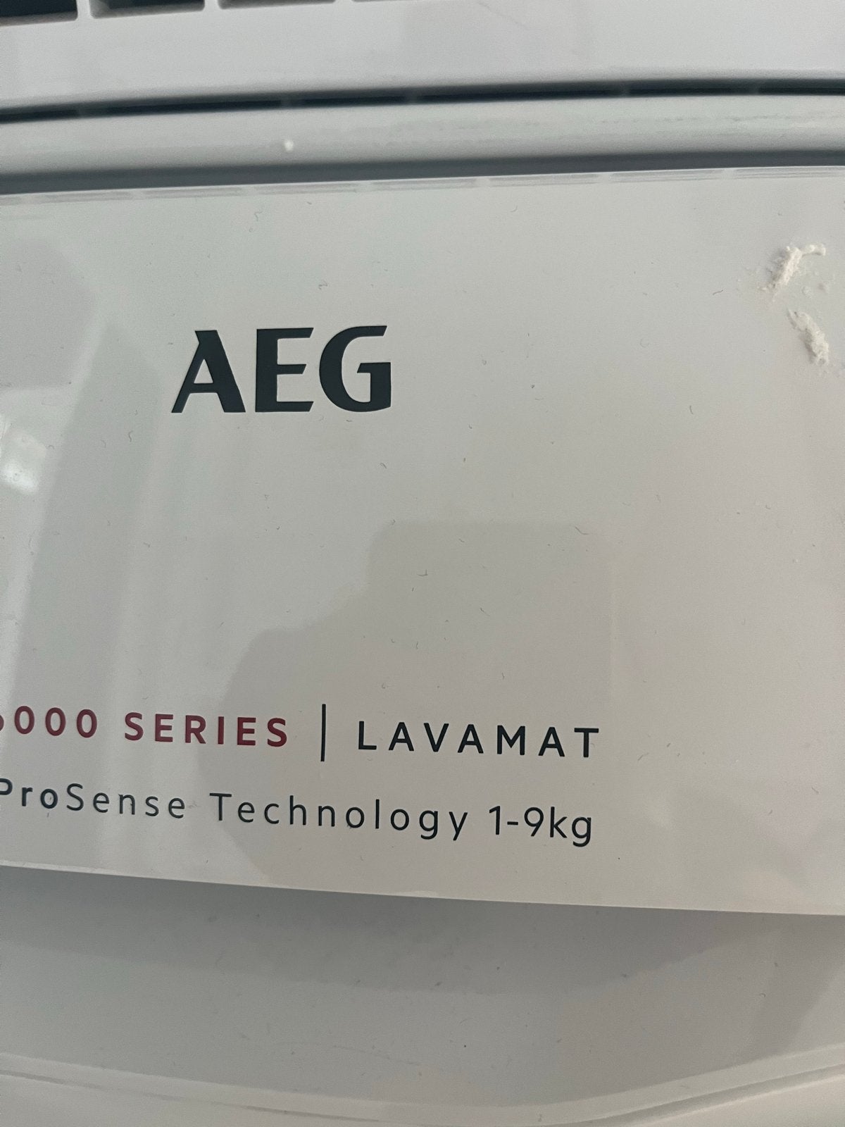 AEG Lavamat 6000 Series ProSense 1-9kg Wasmachine, 8 tot 10 kg, Ophalen, Gebruikt, 85 tot 90 cm