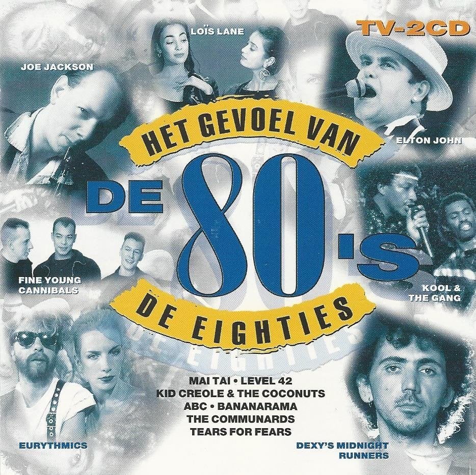 Het Gevoel Van De 80's = 2cd = netjes gebruikt = 1,99, Ophalen of Verzenden, Gebruikt, Pop