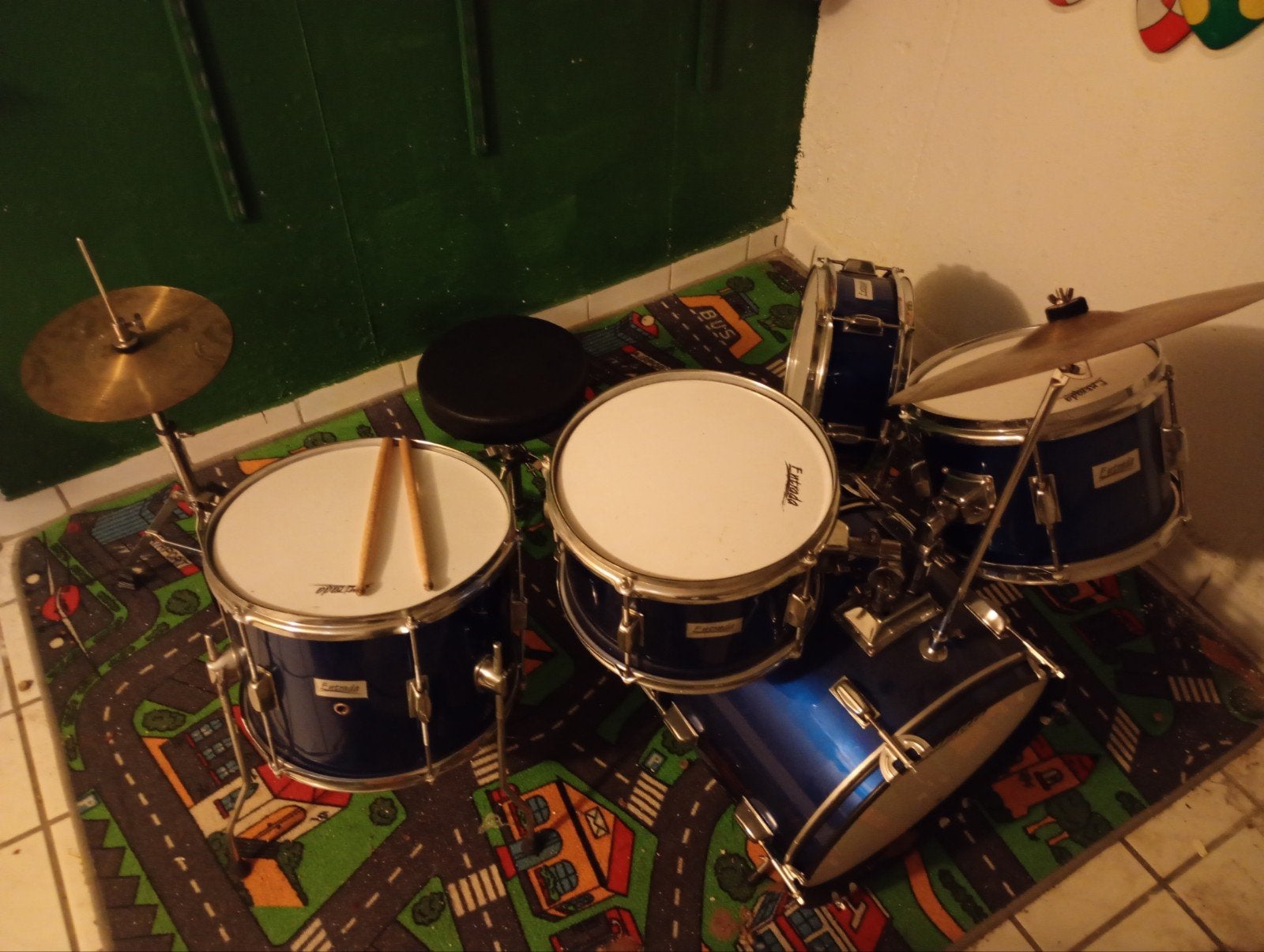 Entrada drumstel voor beginners - Blauw, Ophalen, Gebruikt, Ludwig